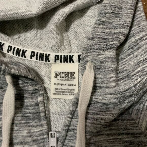VS PINK REVERSIBLE BLING HOODIE WITH JOGGERS OUTFIT SET XS - Picture 11 of 13